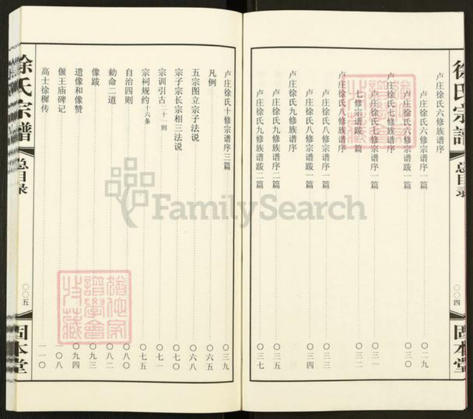 江苏省常州市武进县徐氏固本堂族谱-徐氏宗谱.pdf电子版插图4 江苏省常州市武进县徐氏固本堂族谱-徐氏宗谱.pdf电子版插图4