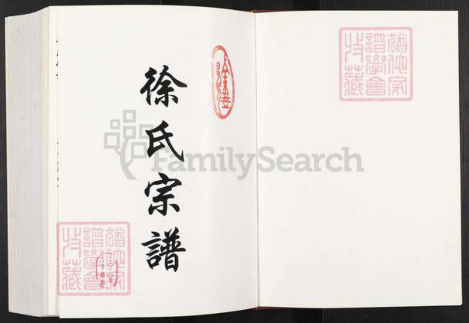 江苏省盐城市建湖县宝塔镇徐氏东海堂族谱-徐氏宗谱.pdf电子版插图1