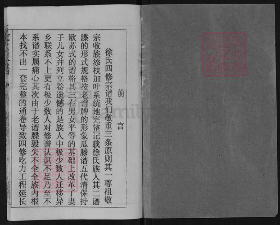 湖北省黄冈市团风县徐氏八龙堂族谱-徐氏宗谱.pdf电子版插图1 湖北省黄冈市团风县徐氏八龙堂族谱-徐氏宗谱.pdf电子版插图1