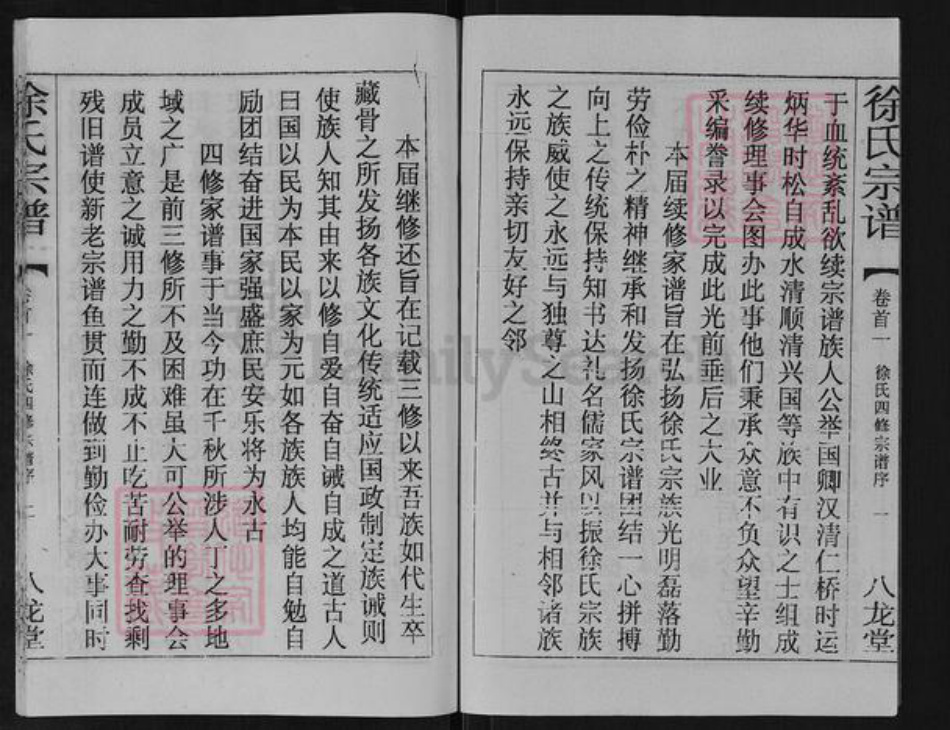湖北省黄冈市团风县徐氏八龙堂族谱-徐氏宗谱.pdf电子版插图3 湖北省黄冈市团风县徐氏八龙堂族谱-徐氏宗谱.pdf电子版插图3