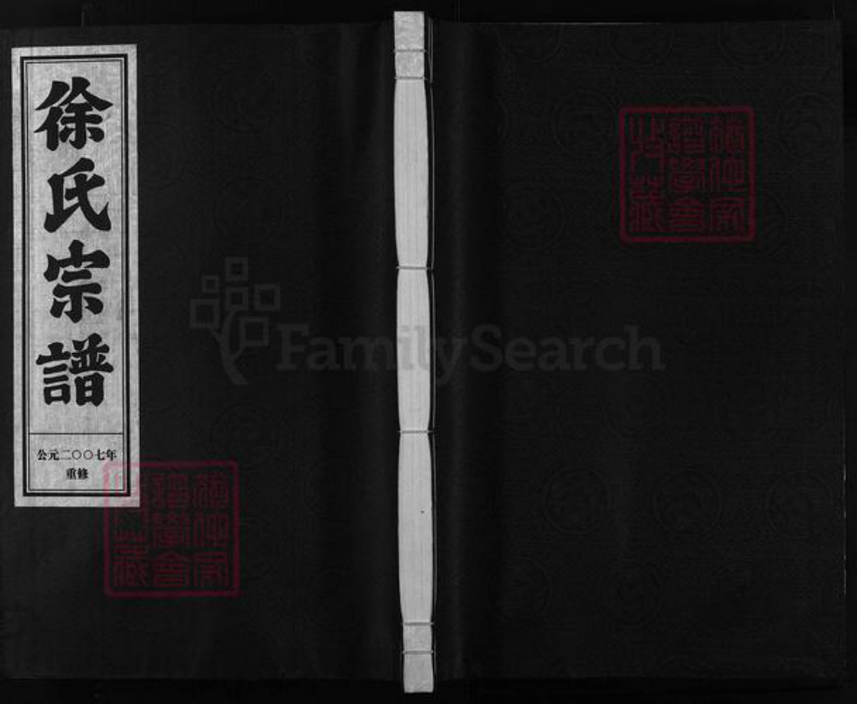 浙江省徐氏族谱-徐氏宗谱 [世系2卷,行传5卷,首3卷].pdf电子版插图1