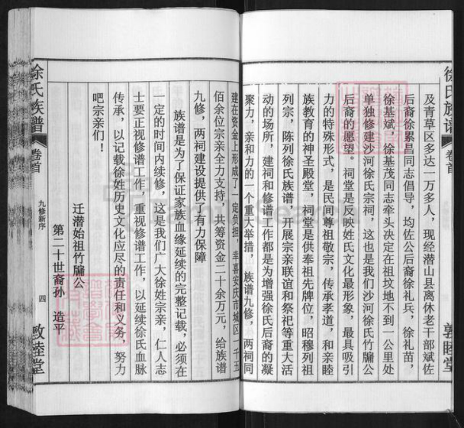 安徽省安庆市潜山市源潭镇徐氏敦睦堂族谱-徐氏族谱.pdf电子版插图5