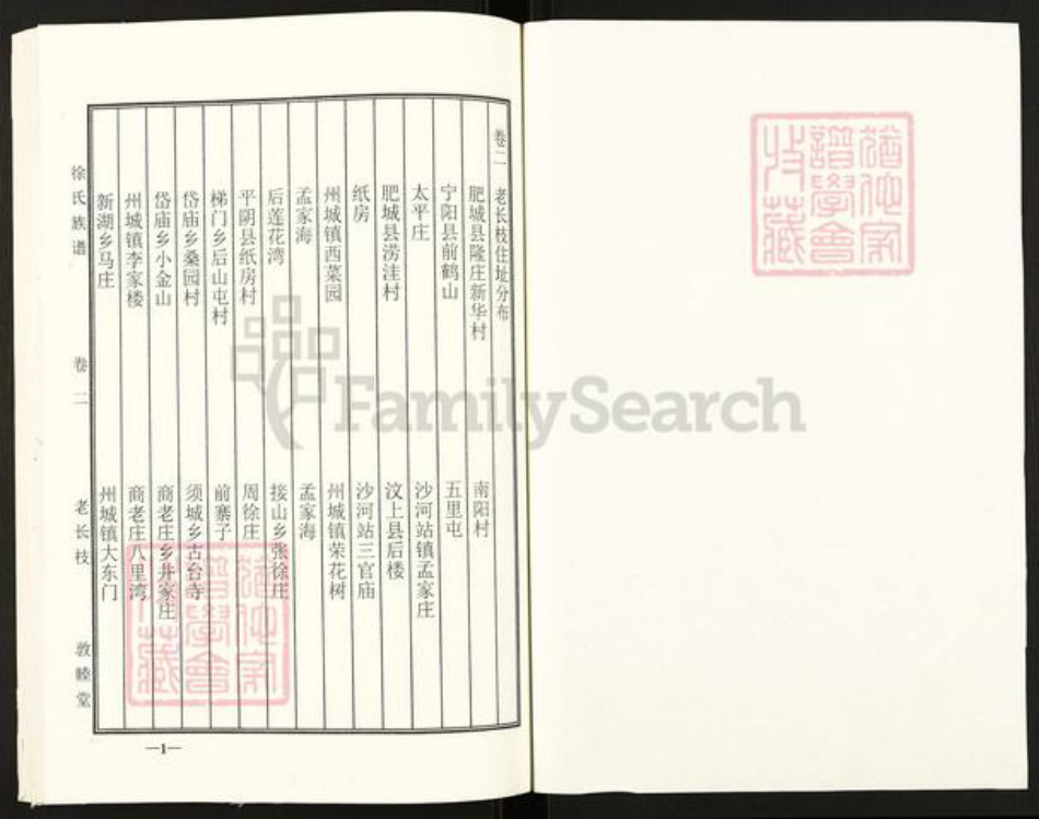 山东省泰安市肥城市石横镇徐氏敦睦堂族谱-徐氏族谱.pdf电子版插图1