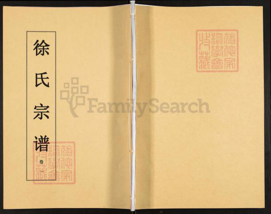 安徽省合肥市巢湖市黄麓镇徐氏五凤堂族谱-徐氏宗谱.pdf电子版