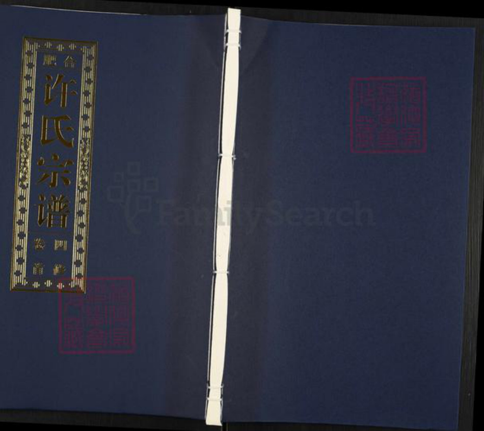 安徽省合肥市许氏敦本堂族谱-许氏宗谱.pdf电子版