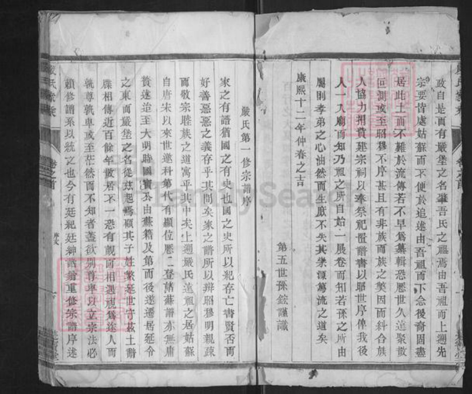 江苏省泰州市泰兴市新街镇严氏楚宝堂族谱-严氏家乘.pdf电子版插图2 江苏省泰州市泰兴市新街镇严氏楚宝堂族谱-严氏家乘.pdf电子版插图2