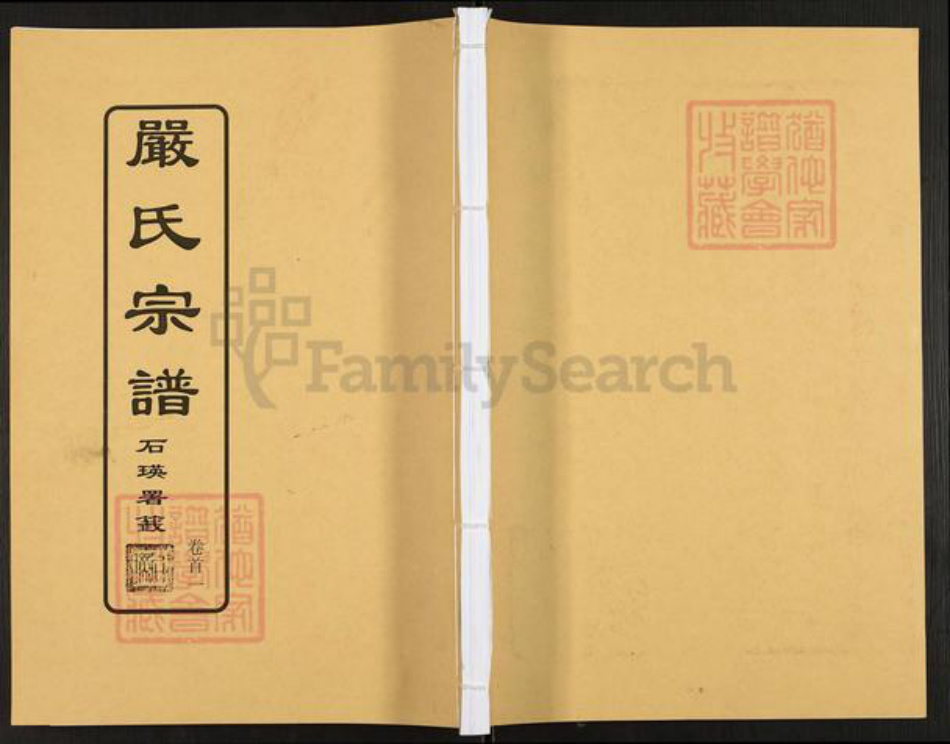 湖北省孝感市汉川市马口镇严氏富春堂族谱-严氏宗谱.pdf电子版