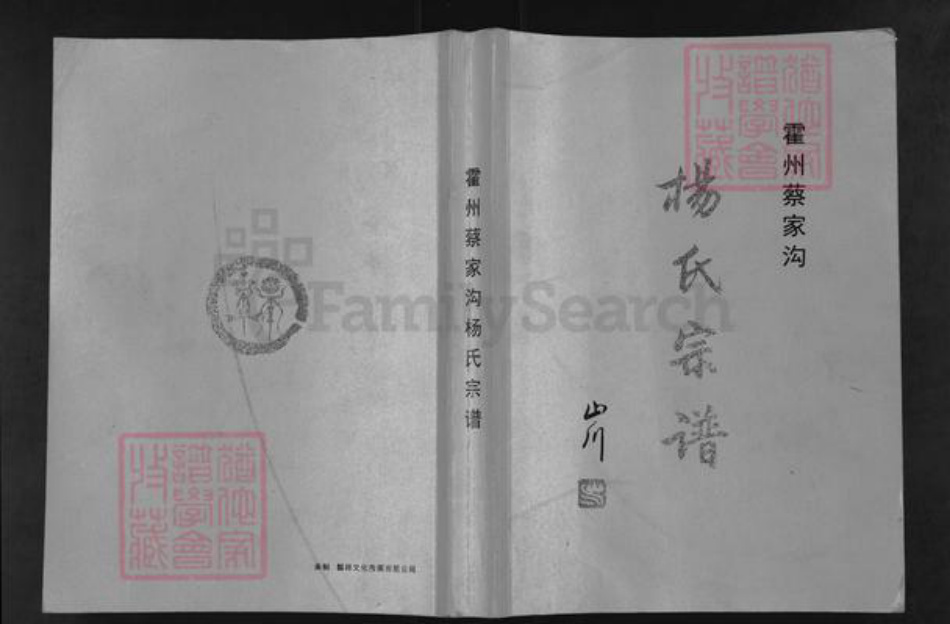 山西省临汾市霍州市师庄乡杨氏族谱-霍州蔡家沟杨氏宗谱.pdf电子版
