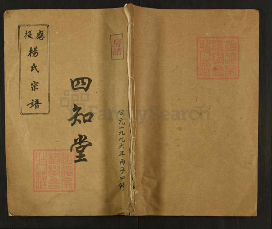 湖南省衡阳市常宁市杨氏应复堂族谱-应复杨世宗谱.pdf电子版插图