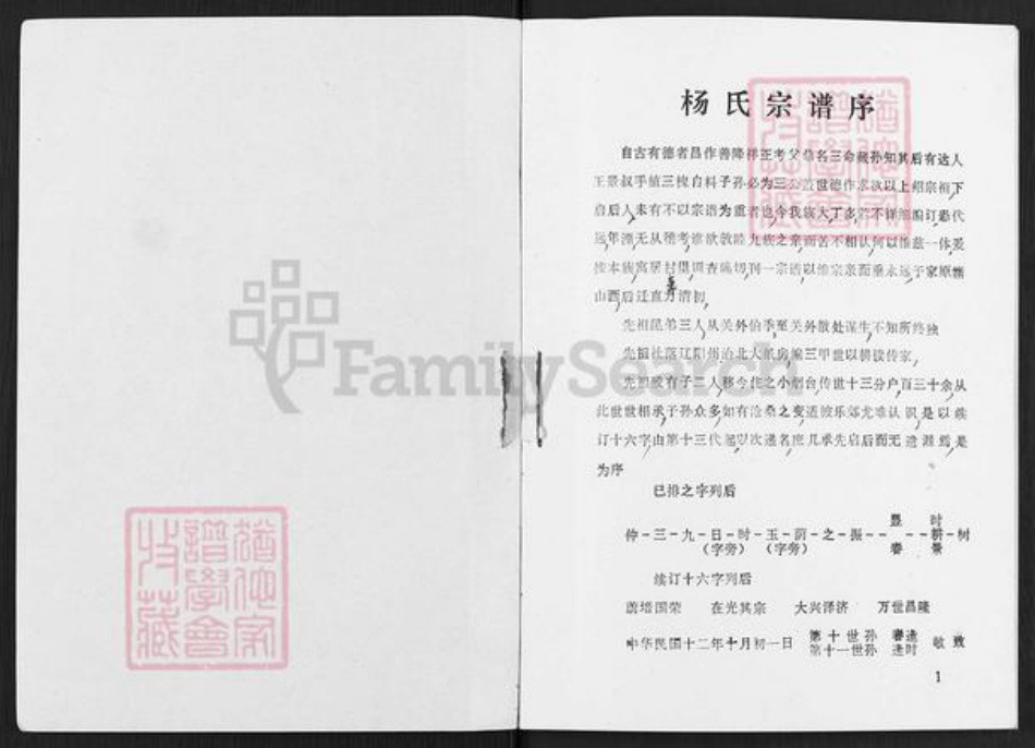 辽宁省辽阳市灯塔市杨氏族谱-杨氏宗谱.pdf电子版插图1