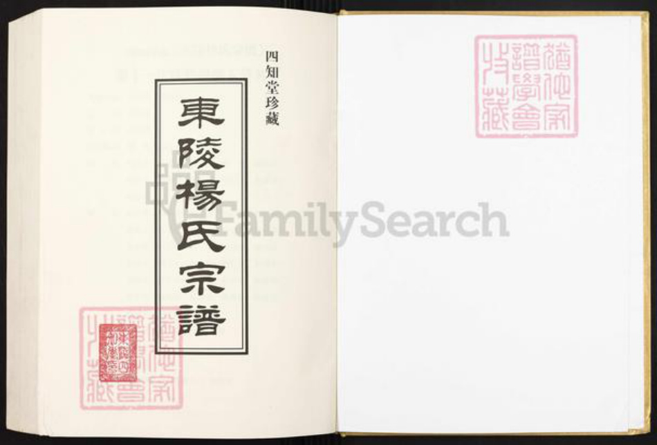 江苏省常州市溧阳市杨氏四知堂族谱-东陵杨氏宗谱.pdf电子版插图1 江苏省常州市溧阳市杨氏四知堂族谱-东陵杨氏宗谱.pdf电子版插图1