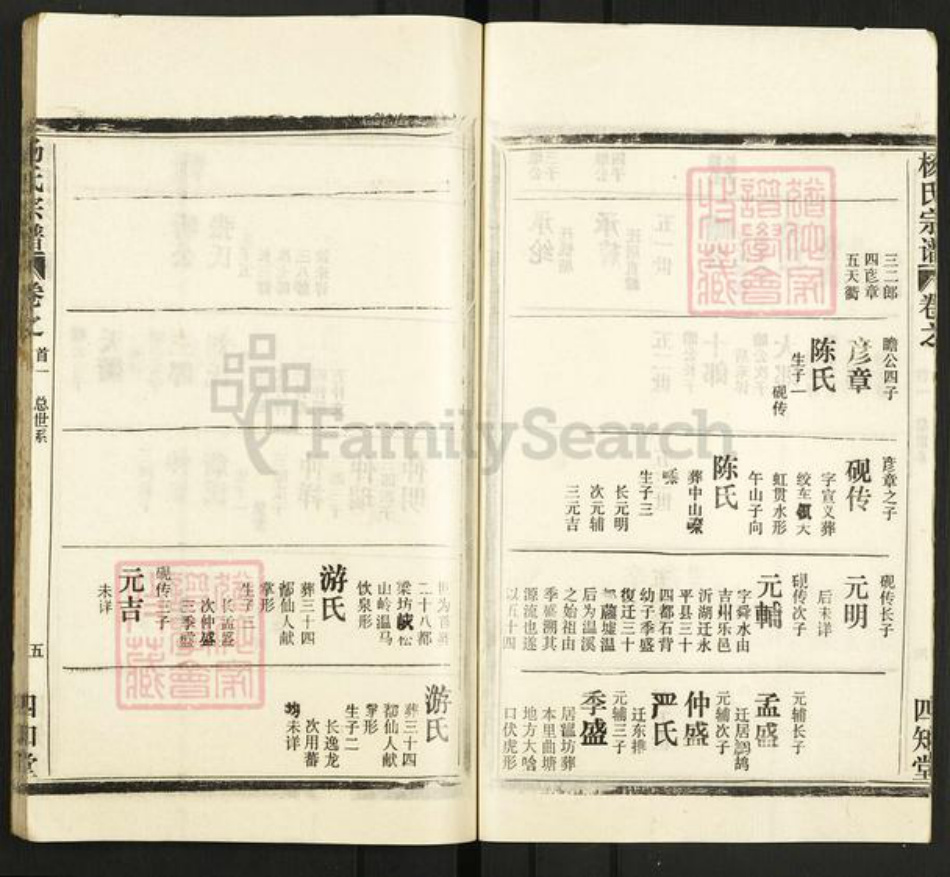 湖北省武汉市新洲区杨氏四知堂族谱-杨氏宗谱.pdf电子版插图5 湖北省武汉市新洲区杨氏四知堂族谱-杨氏宗谱.pdf电子版插图5