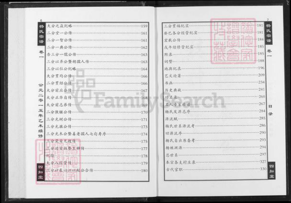 湖北省杨氏四知堂族谱-杨氏宗谱.pdf电子版插图4 湖北省杨氏四知堂族谱-杨氏宗谱.pdf电子版插图4
