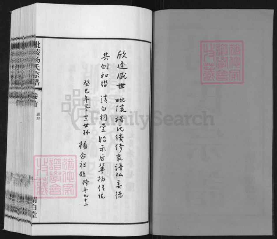 江苏省常州市天宁区杨氏清白堂族谱-毗陵杨氏宗谱.pdf电子版插图1 江苏省常州市天宁区杨氏清白堂族谱-毗陵杨氏宗谱.pdf电子版插图1