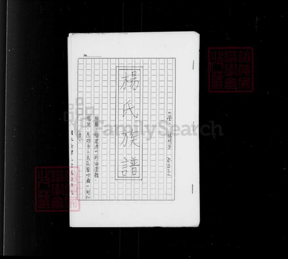 四川省宜宾市高县杨氏族谱-杨氏族谱.pdf电子版插图2