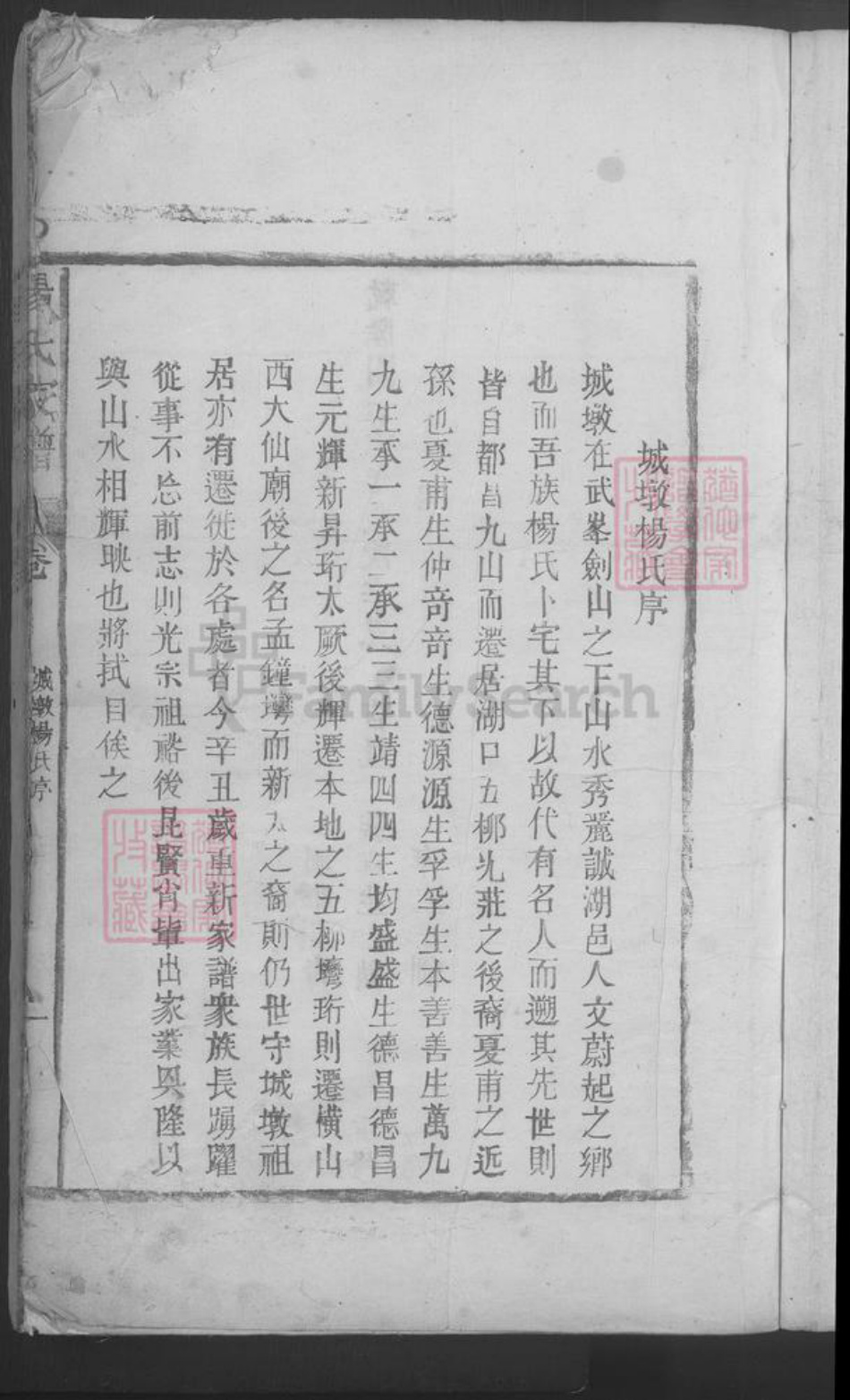 江西省九江市湖口县杨氏族谱-杨氏家谱 [不分卷].pdf电子版插图3