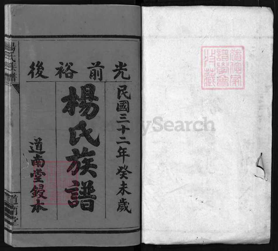 湖南省邵阳市隆回县沅江杨氏道南堂族谱-杨氏族谱 [6卷,首4卷].pdf电子版插图2
