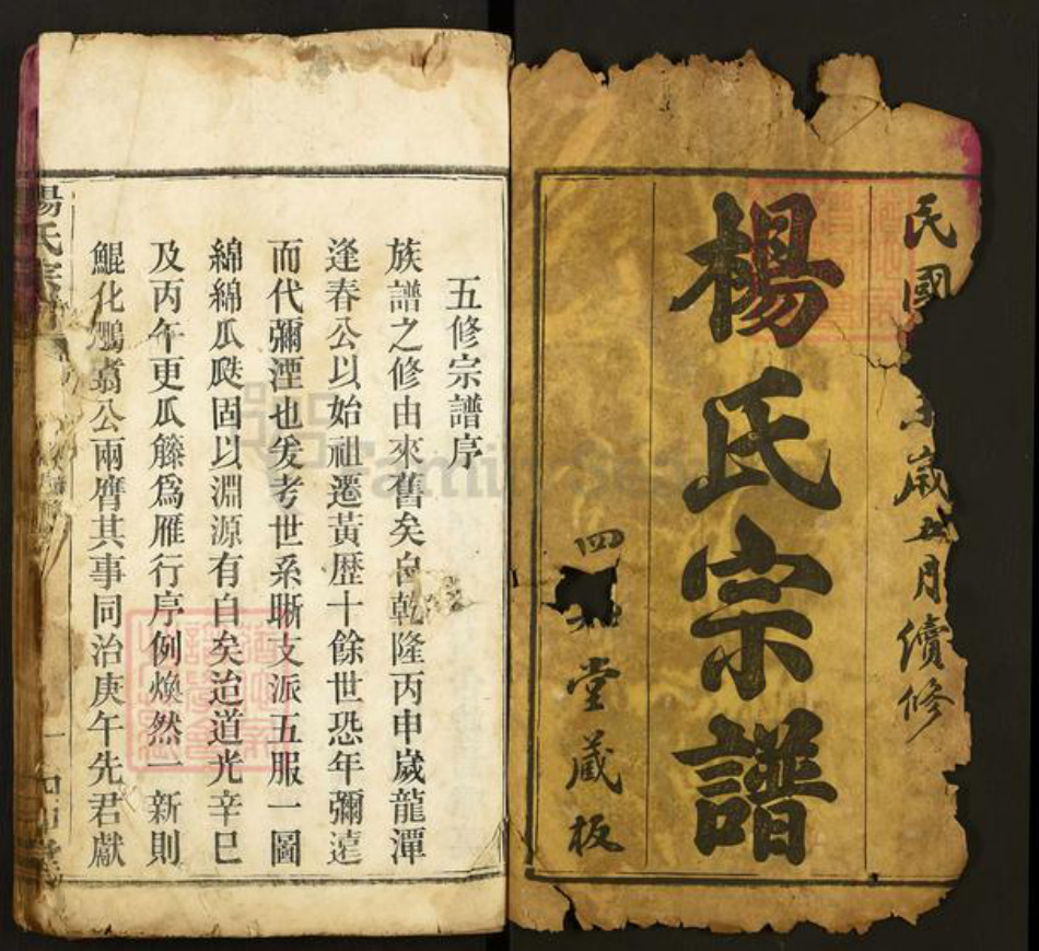 湖北省黄冈市杨氏四知堂族谱-杨氏宗谱.pdf电子版插图1 湖北省黄冈市杨氏四知堂族谱-杨氏宗谱.pdf电子版插图1