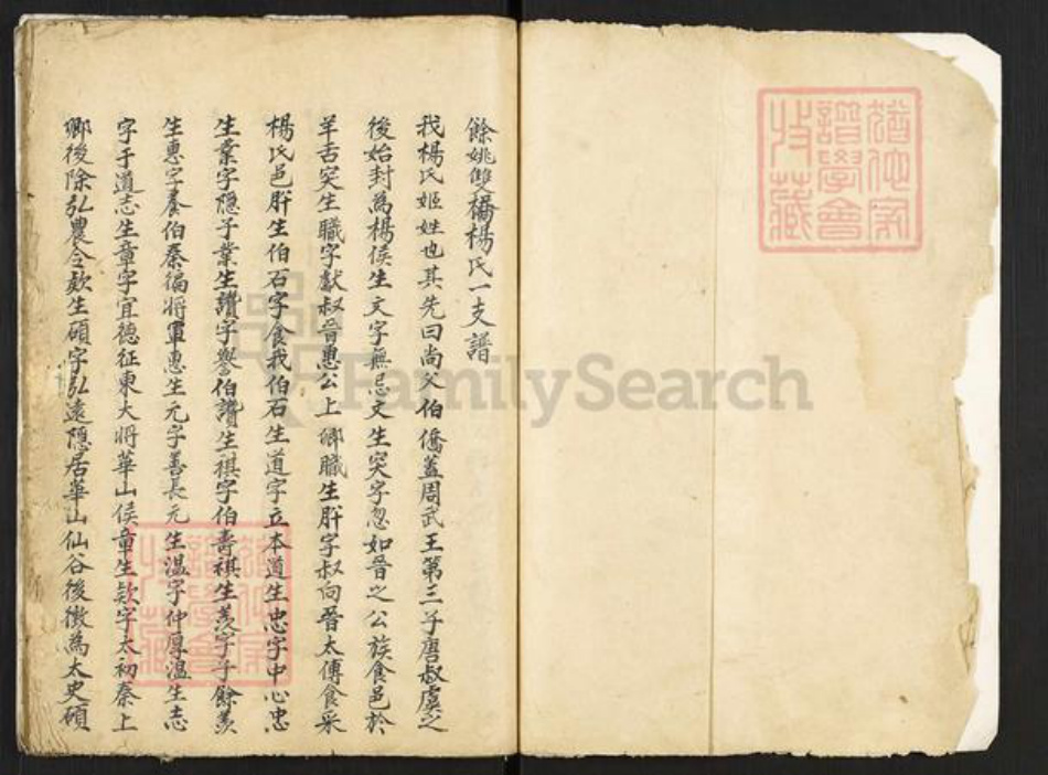 浙江省宁波市余姚市区泗门镇杨氏族谱-双桥杨氏一支谱.pdf电子版插图1 浙江省宁波市余姚市区泗门镇杨氏族谱-双桥杨氏一支谱.pdf电子版插图1