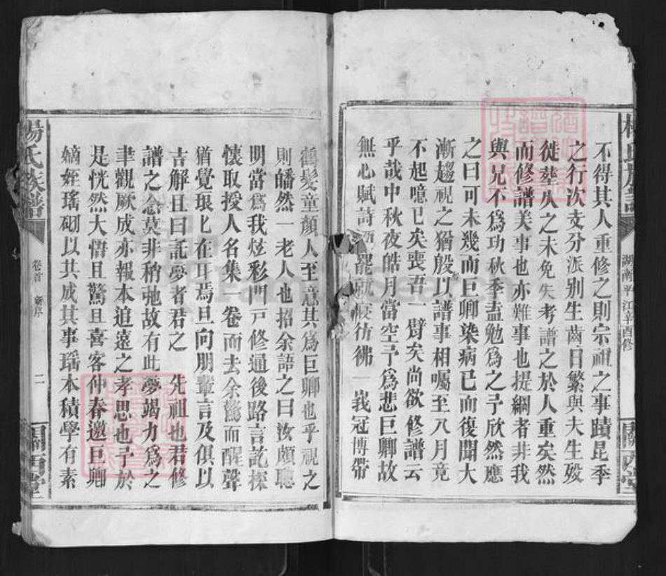湖南省岳阳市平江县杨氏关西堂族谱-杨氏族谱.pdf电子版插图2 湖南省岳阳市平江县杨氏关西堂族谱-杨氏族谱.pdf电子版插图2