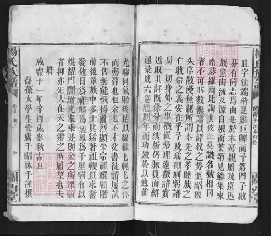 湖南省岳阳市平江县杨氏关西堂族谱-杨氏族谱.pdf电子版插图3 湖南省岳阳市平江县杨氏关西堂族谱-杨氏族谱.pdf电子版插图3