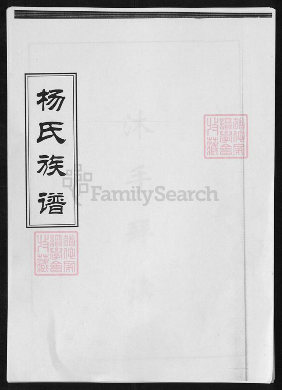 山东省临沂市河东区杨氏族谱-杨氏族谱.pdf电子版