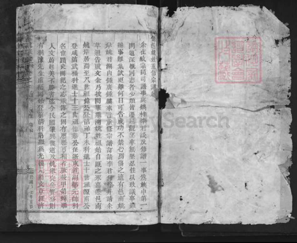 浙江省台州市仙居县上张乡姚氏族谱-姚氏宗谱.pdf电子版插图1