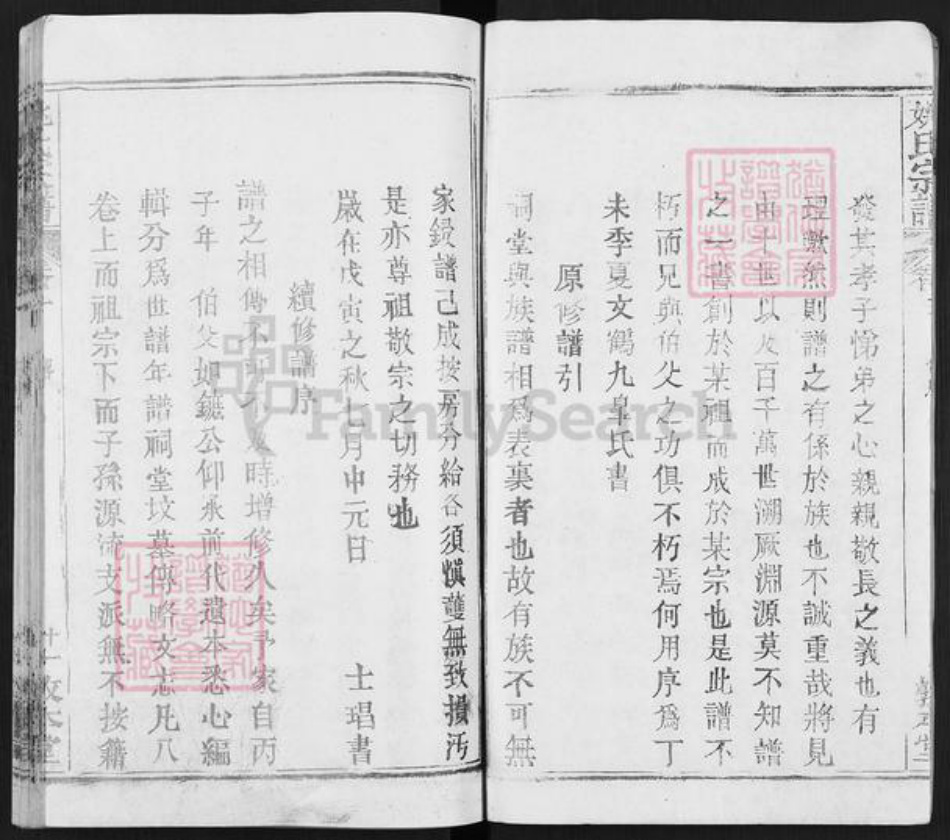 湖北省武汉市新洲区姚氏敦本堂族谱-姚氏家乘.pdf电子版插图4 湖北省武汉市新洲区姚氏敦本堂族谱-姚氏家乘.pdf电子版插图4