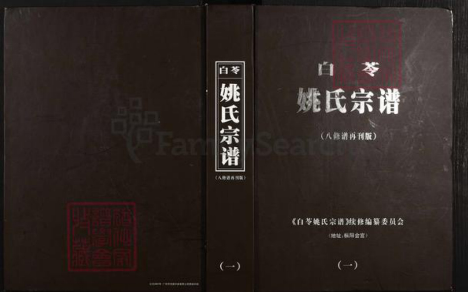 安徽省铜陵市枞阳县会宫镇姚氏族谱-白苓姚氏宗谱(八修谱再刊版).pdf电子版