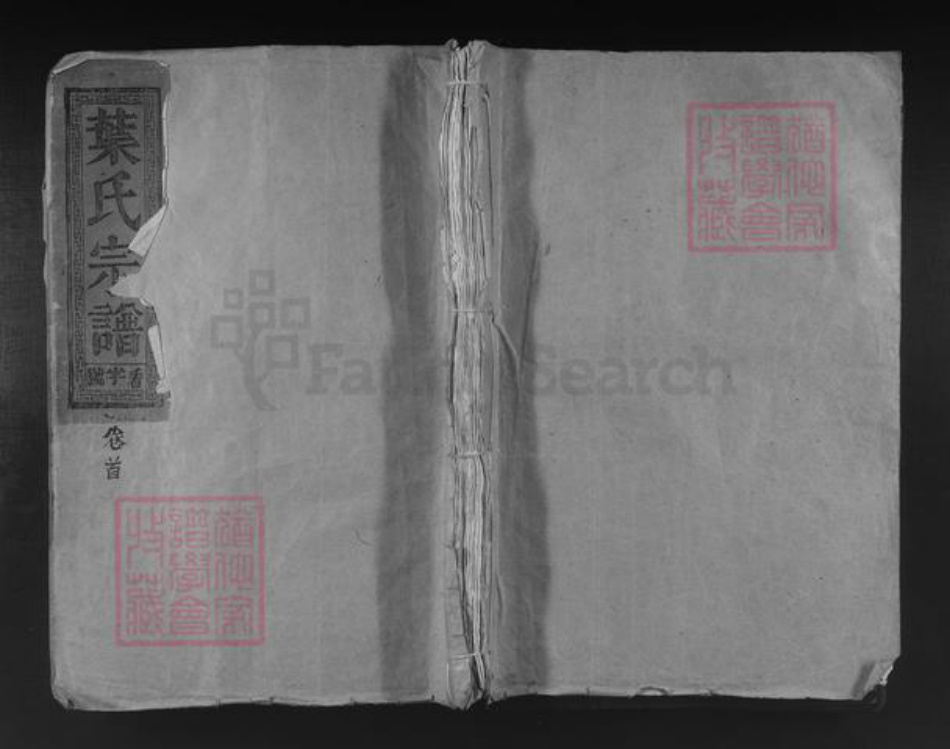 江西省九江市湖口县双钟镇叶氏三闾堂族谱-叶氏宗谱.pdf电子版