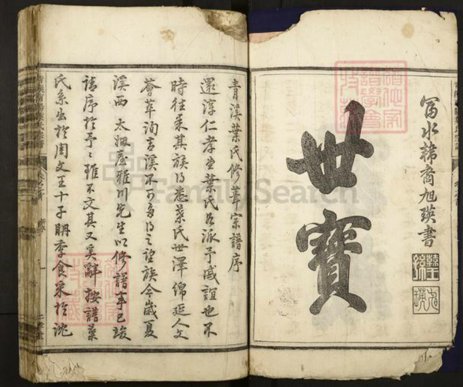 浙江省杭州市富阳新登镇镇叶氏仁孝堂族谱-清溪南阳叶氏宗谱.pdf电子版插图3