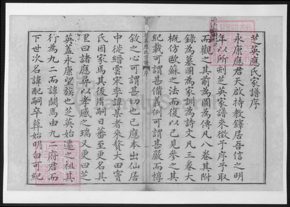 浙江省金华市永康市应氏族谱-芝英应氏宗谱.pdf电子版插图2