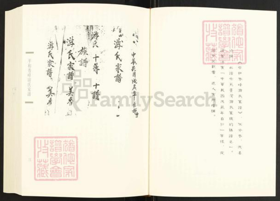 福建省漳州市平和县秀峰乡游氏族谱-闽南涉台族谱汇编.第100册.平和秀峰游氏家谱等.pdf电子版插图3 福建省漳州市平和县秀峰乡游氏族谱-闽南涉台族谱汇编.第100册.平和秀峰游氏家谱等.pdf电子版插图3