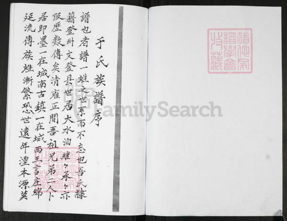 山东省青岛市即墨区于氏族谱-于氏族谱[不分卷].pdf电子版插图1