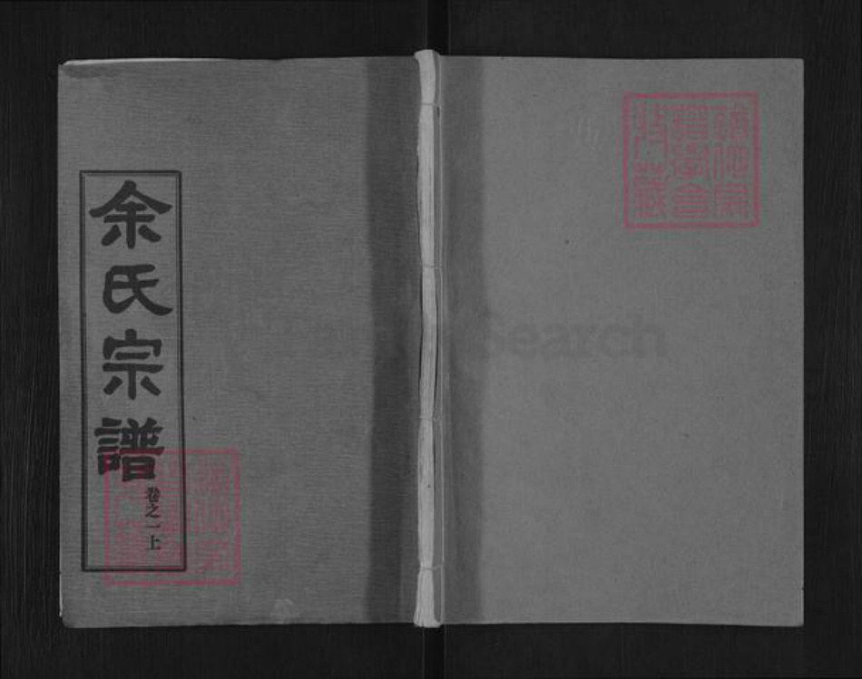 湖北省武汉市新洲区余氏族谱-余氏宗谱.pdf电子版