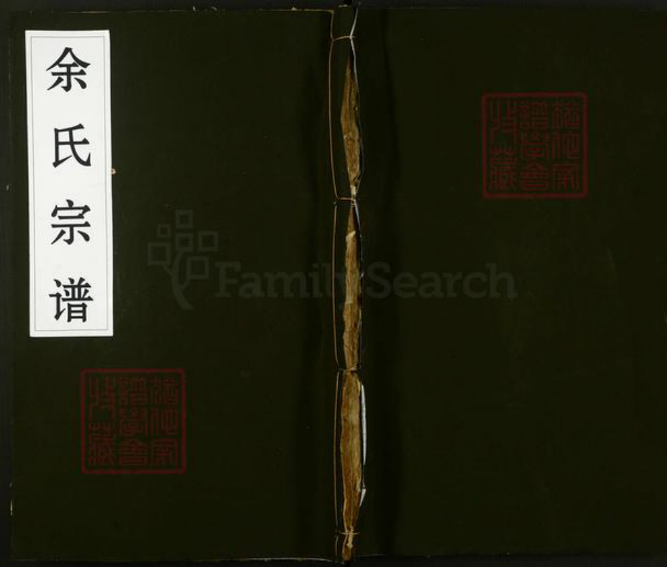 湖北省武汉市黄陂区黄陂余氏铜陵堂族谱-余氏宗谱.pdf电子版