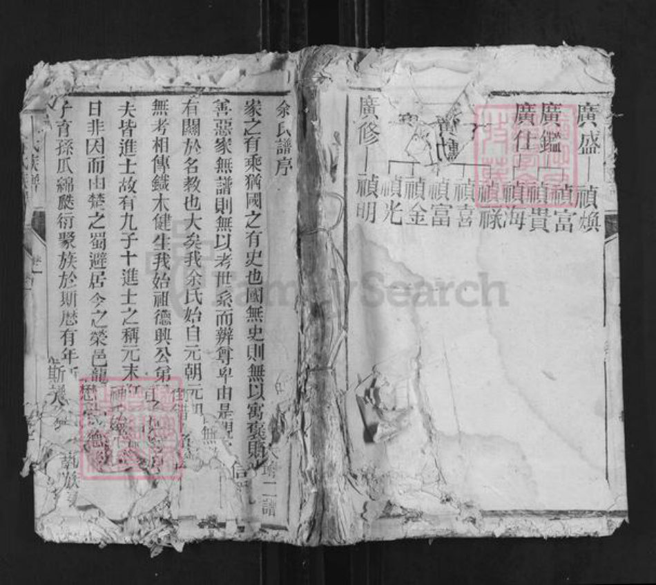 四川省泸州市龙马潭区鱼塘街道余氏族谱-余氏族谱.pdf电子版