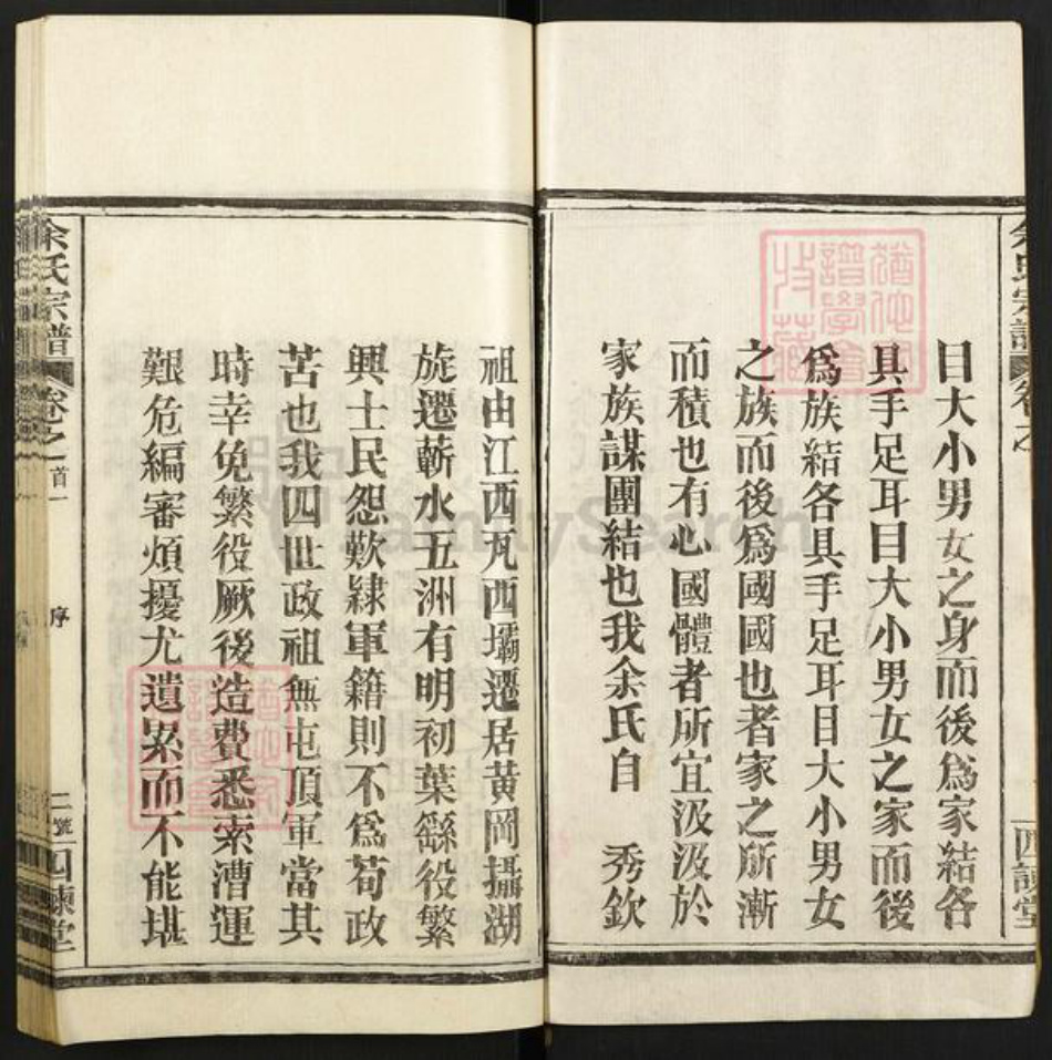 湖北省黄冈市浠水县巴河镇余氏四谏堂族谱-余氏宗谱.pdf电子版插图3 湖北省黄冈市浠水县巴河镇余氏四谏堂族谱-余氏宗谱.pdf电子版插图3