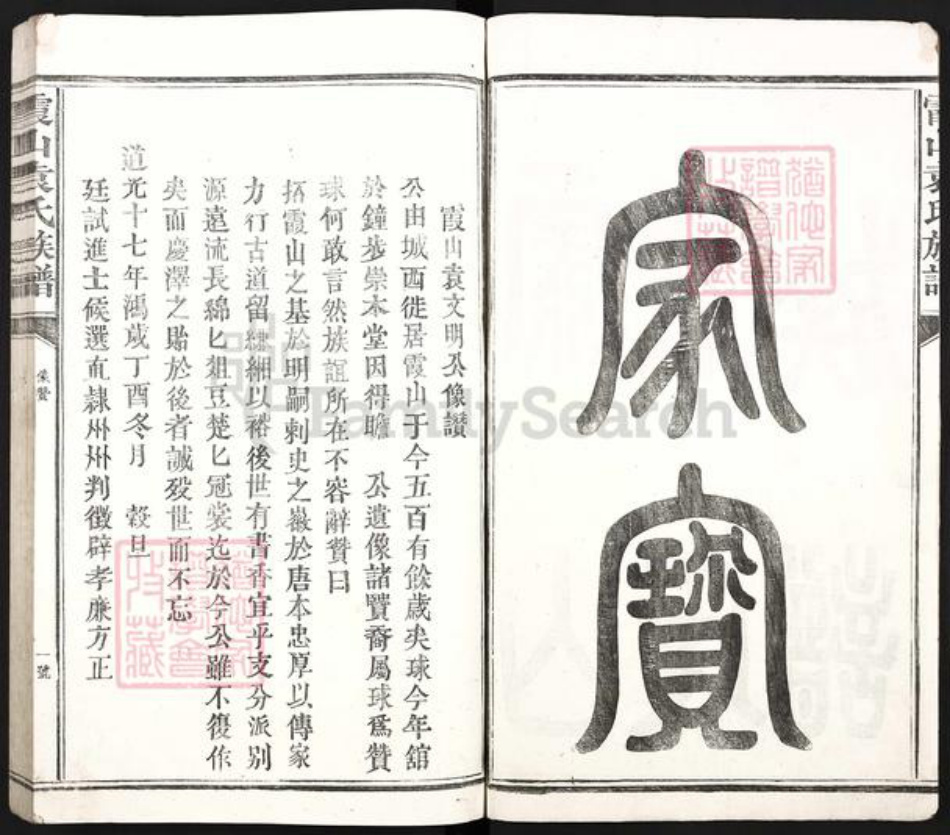 江西省吉安市吉州区袁氏族谱-霞山袁氏族谱.pdf电子版插图2 江西省吉安市吉州区袁氏族谱-霞山袁氏族谱.pdf电子版插图2