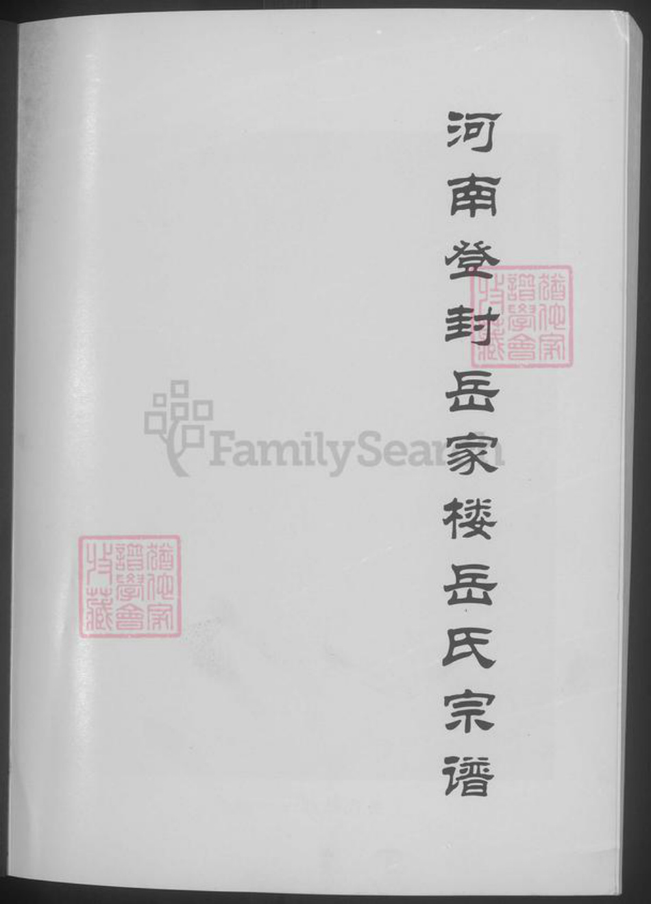 河南省郑州市登封市岳氏族谱-河南登封岳家楼岳氏宗谱.pdf电子版插图3 河南省郑州市登封市岳氏族谱-河南登封岳家楼岳氏宗谱.pdf电子版插图3