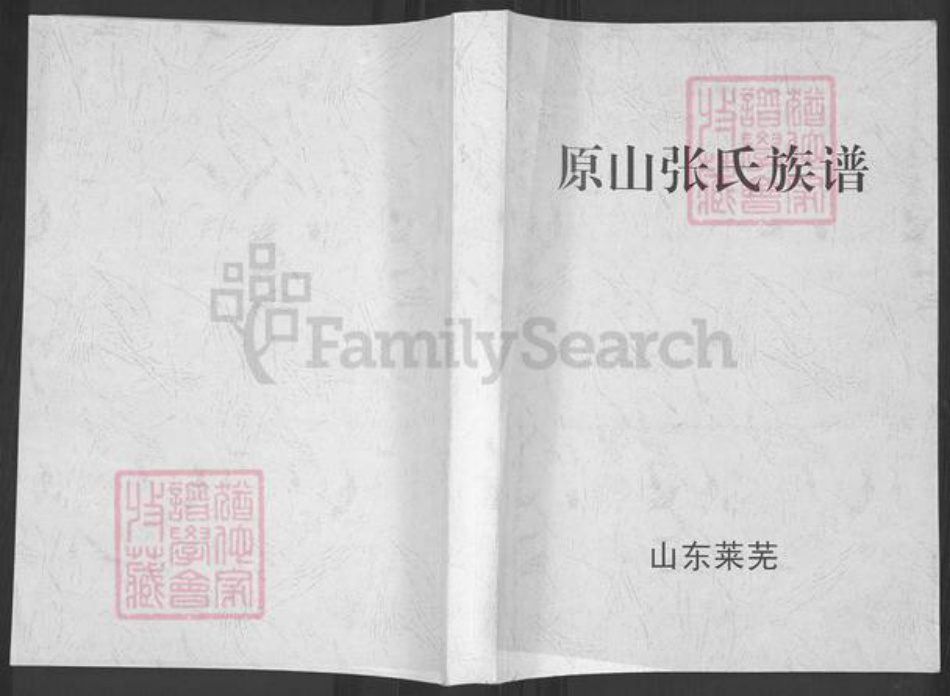 山东省济南市莱芜区和庄镇张氏族谱-原山张氏族谱.pdf电子版插图