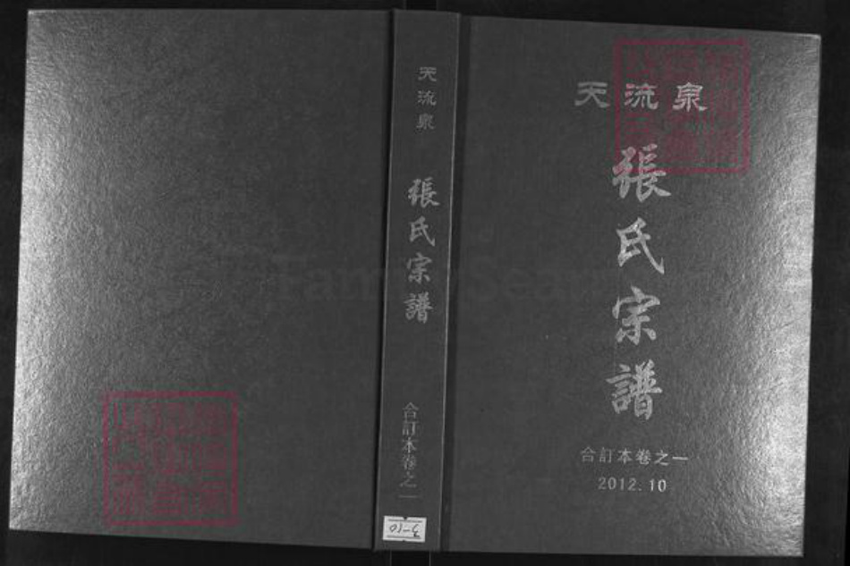 湖北省黄冈市麻城市张氏族谱-天流泉张氏宗谱.pdf电子版