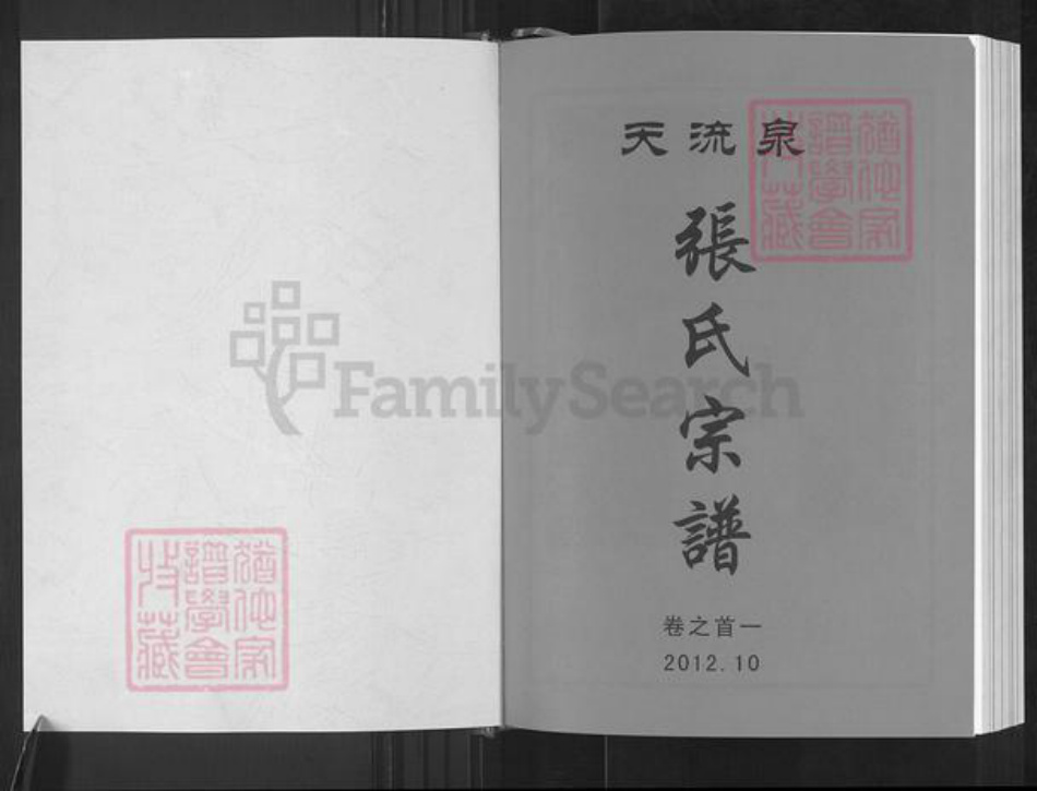 湖北省黄冈市麻城市张氏族谱-天流泉张氏宗谱.pdf电子版插图1 湖北省黄冈市麻城市张氏族谱-天流泉张氏宗谱.pdf电子版插图1