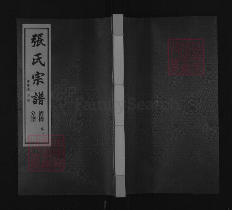 江苏省常州市武进县雪堰镇张氏春源堂族谱-张氏宗谱.漕桥分谱.pdf电子版