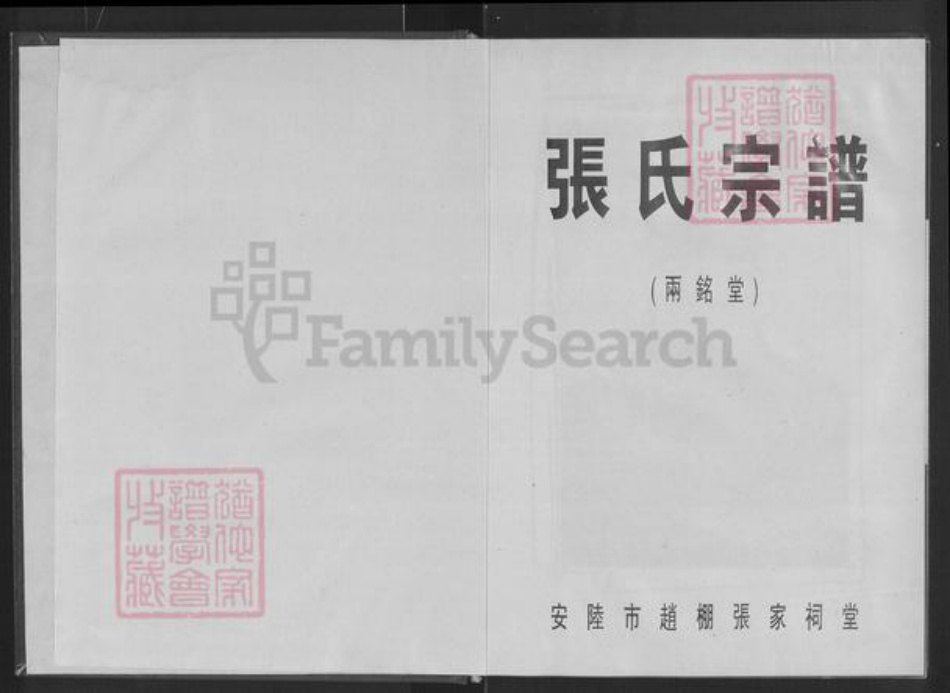 湖北省孝感市安陆市赵棚镇张氏两铭堂族谱-张氏宗谱.pdf电子版插图1 湖北省孝感市安陆市赵棚镇张氏两铭堂族谱-张氏宗谱.pdf电子版插图1