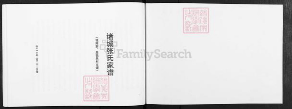 山东省潍坊市诸城市张氏族谱-诸城张氏家谱.城南前、后我乐村支谱.pdf电子版插图1