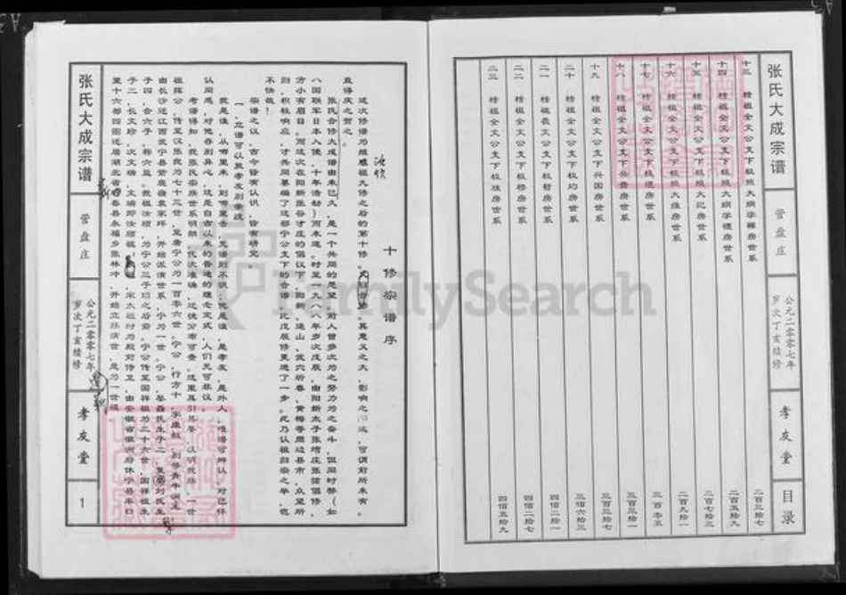 湖北省黄冈市蕲春县张氏孝友堂族谱-张氏宗谱.pdf电子版插图3 湖北省黄冈市蕲春县张氏孝友堂族谱-张氏宗谱.pdf电子版插图3