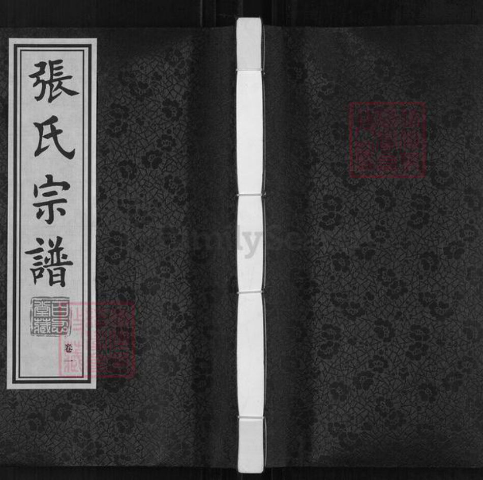 江苏省常州市武进县牛塘镇张氏百忍堂族谱-张氏宗谱.pdf电子版