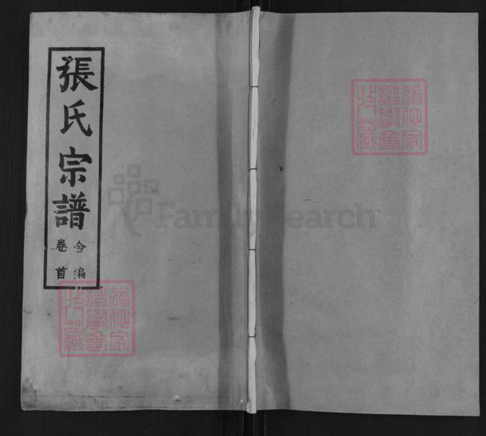 湖北省黄冈市麻城市张氏百忍堂族谱-张氏宗谱.pdf电子版