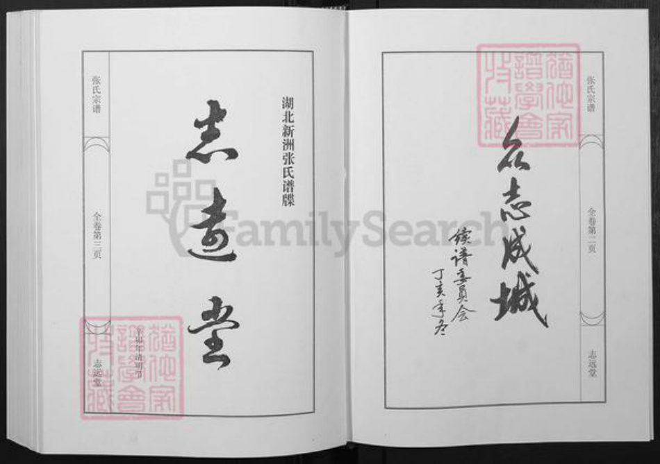 湖北省武汉市新洲区张氏志远堂族谱-张氏宗谱.pdf电子版插图2 湖北省武汉市新洲区张氏志远堂族谱-张氏宗谱.pdf电子版插图2